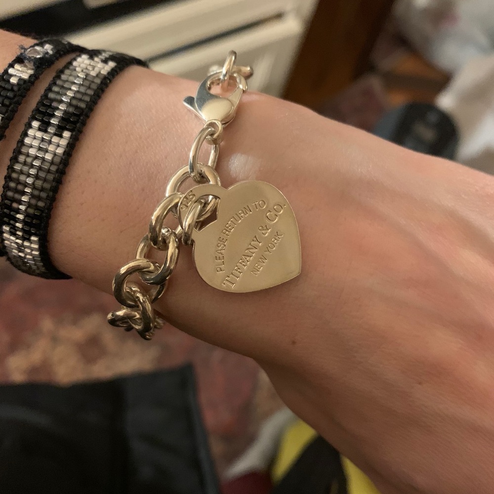 Return to Tiffany Heart tag charm bracelet - Picture 3 of 4